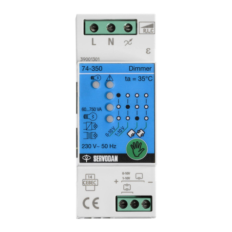 Servodan 74-350 user guide