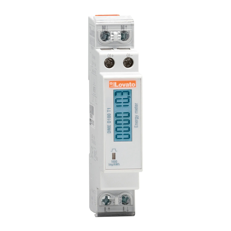 LOVATO ELECTRIC DME D100 T1 User manual