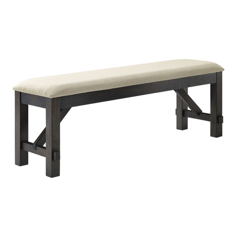 Crosley Furniture Dining Bench CF8021 Assembly instructions Crosley Furniture Dining Bench CF8021 Assembly instructions