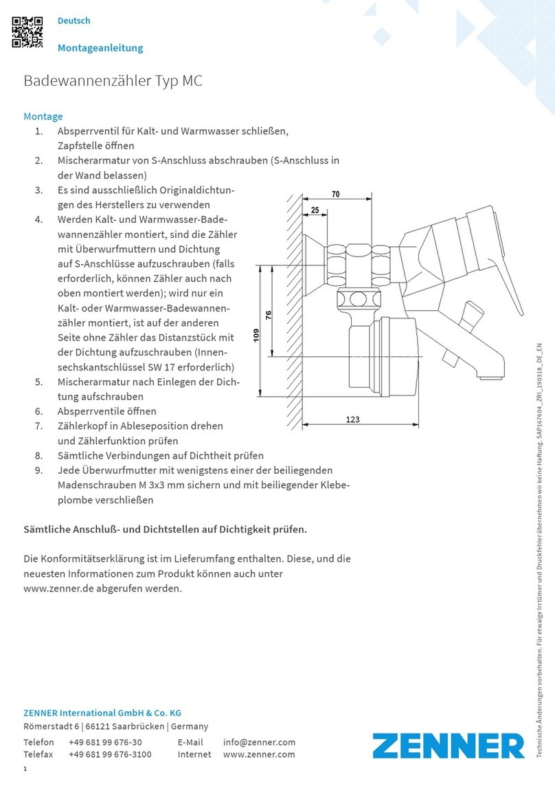 Zenner MC Assembly instructions