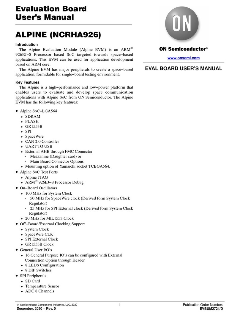 ON Semiconductor ALPINE NCRHA926 user manual