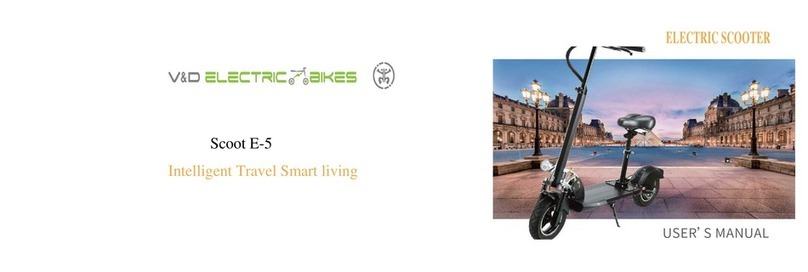 V&D Electric Bikes Scoot E-5 User manual