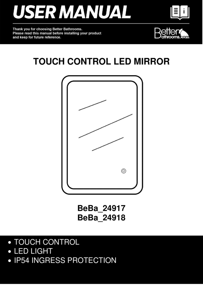 Better Bathrooms BeBa 24917 user manual
