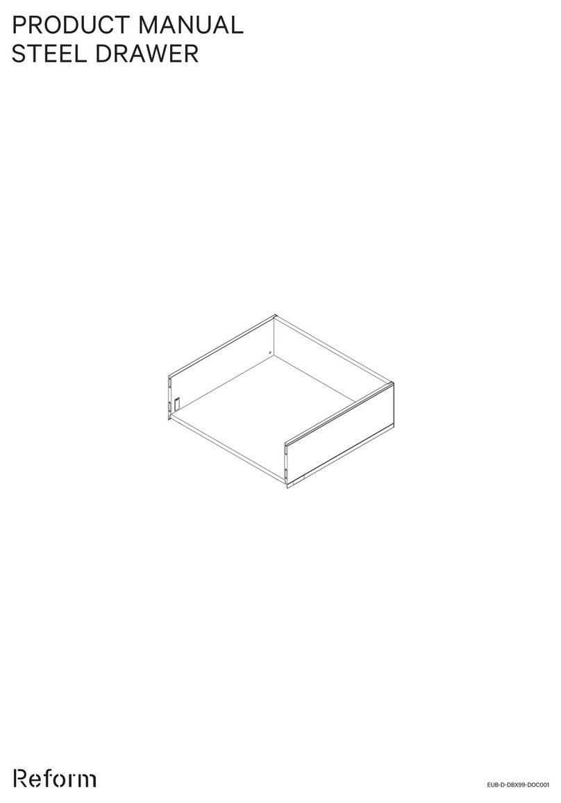 Reform Steel Drawer product manual