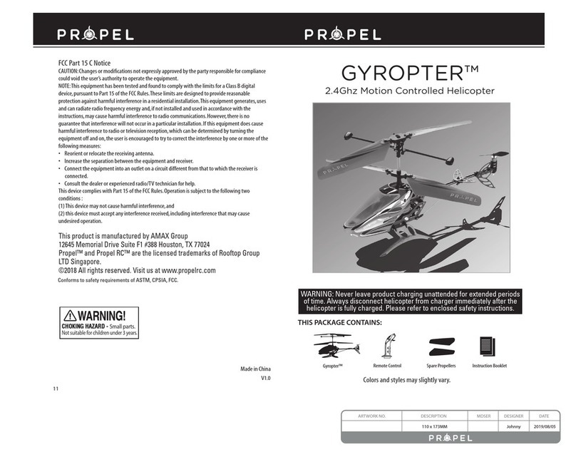 Propel Trampolines GYROPTER quick start guide Propel Trampolines GYROPTER quick start guide