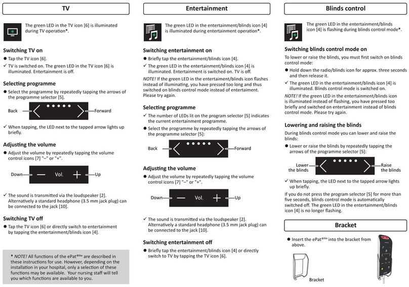 Tunstall ePat lite User manual