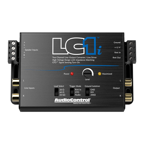 Audio Control LC1i User manual