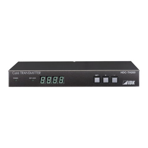 IDK HDC-TH200 user guide