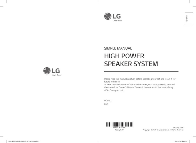 LG RM2 Specification sheet