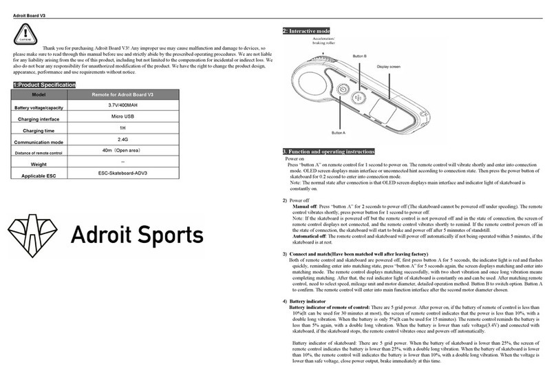 Adroit Remote for Adroit Board V3 quick start guide