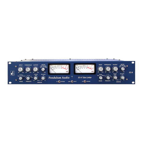 Pendulum Audio ES-8 operating manual