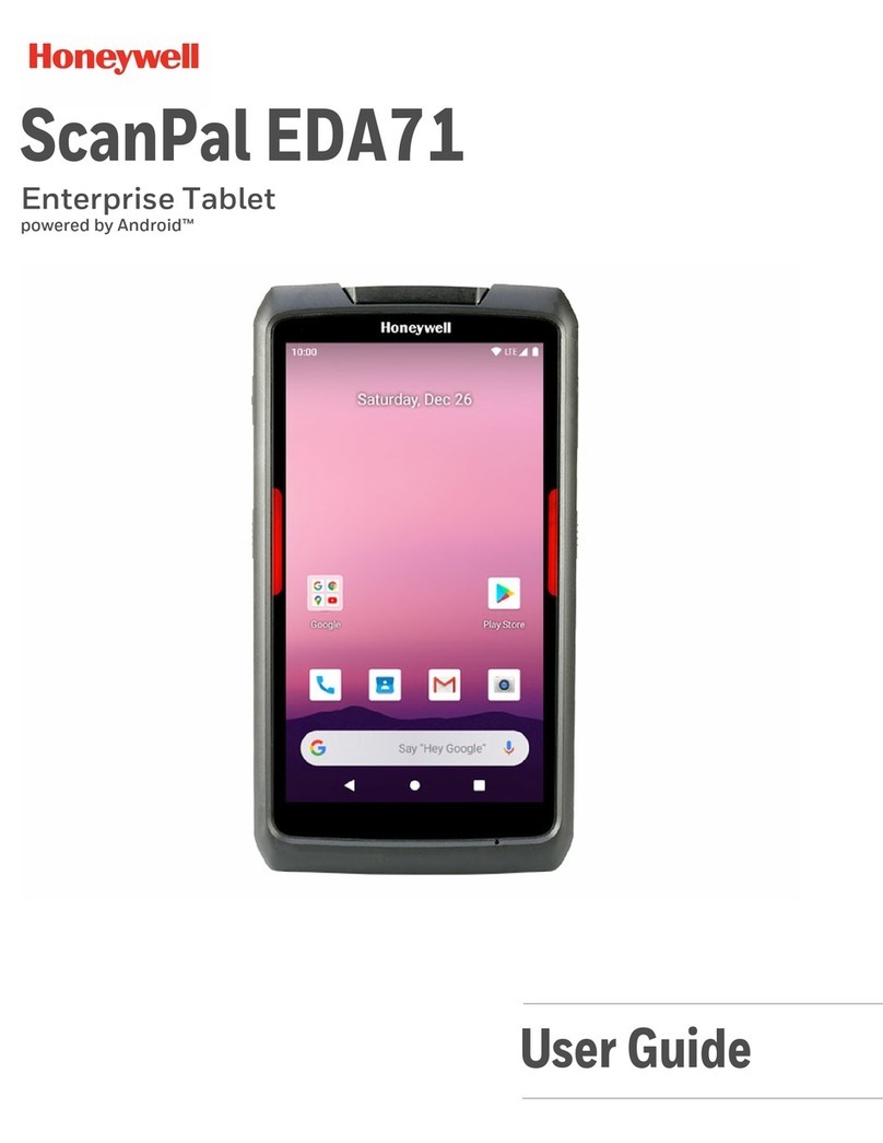 Honeywell ScanPal EDA71 User manual Honeywell ScanPal EDA71 User manual