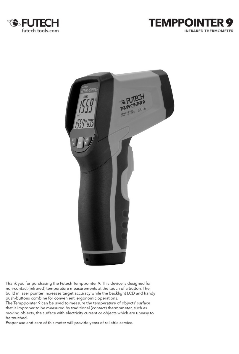 Futech TEMPPOINTER 9 quick start guide