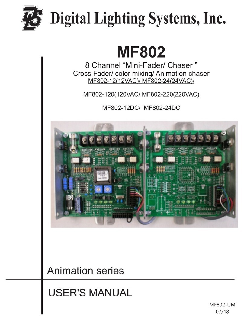 Digital Lighting Systems Animation Series user manual Digital Lighting Systems Animation Series user manual