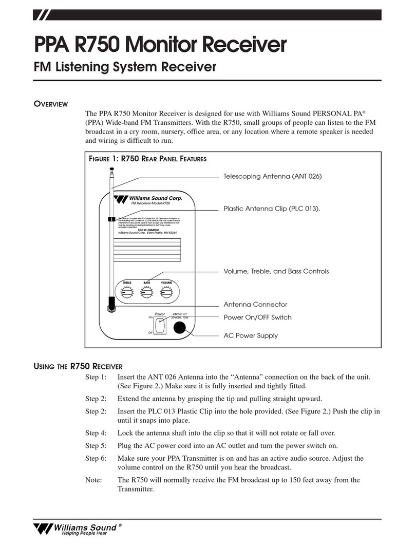 Williams Sound PA R750 overview