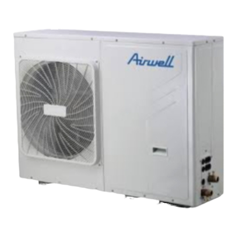 Airwell WELLEA MONOBLOC AW-WHPM05-H91 User manual