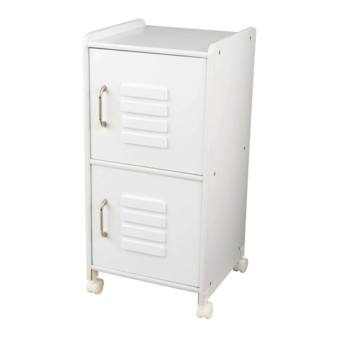 KidKraft Locker-Medium 14321 User manual