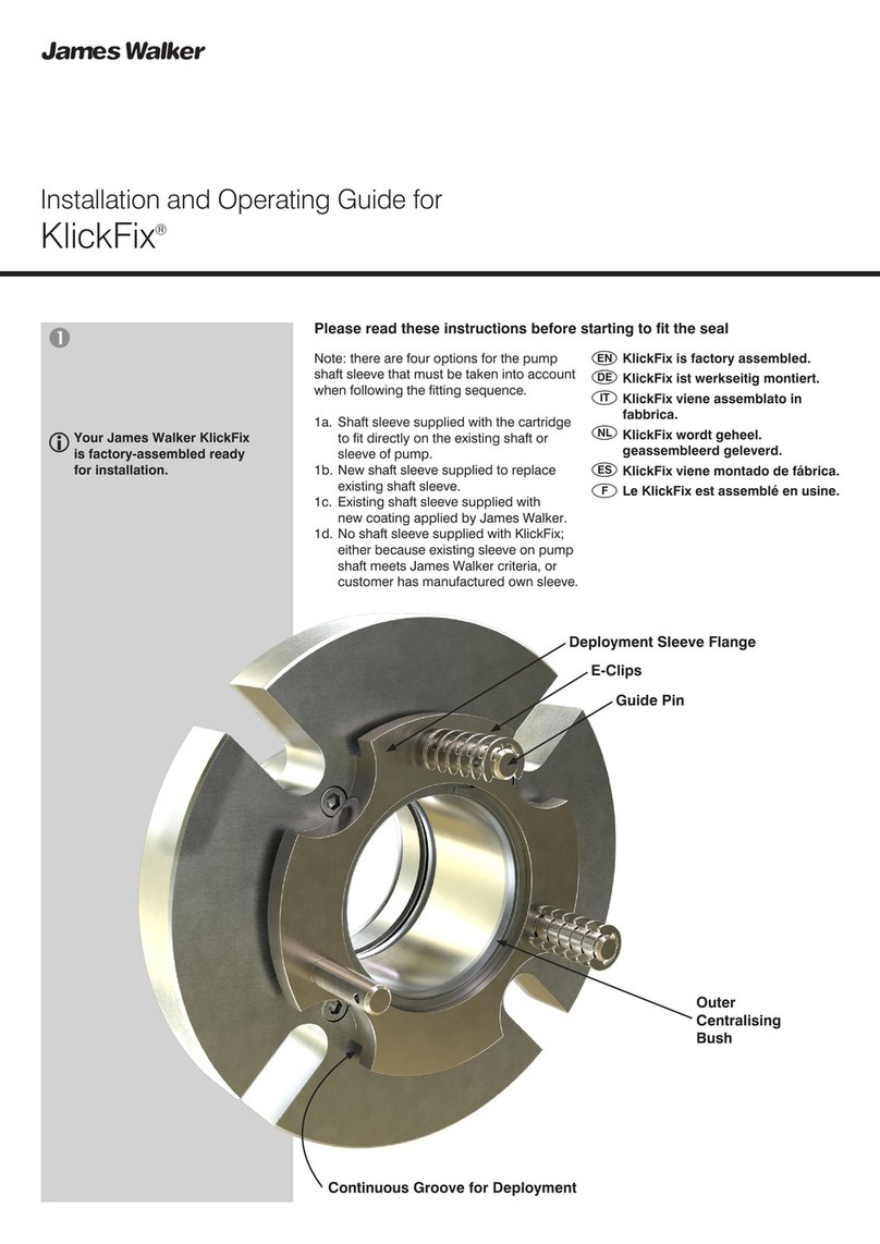 James Walker KlickFix Installation and operating guide