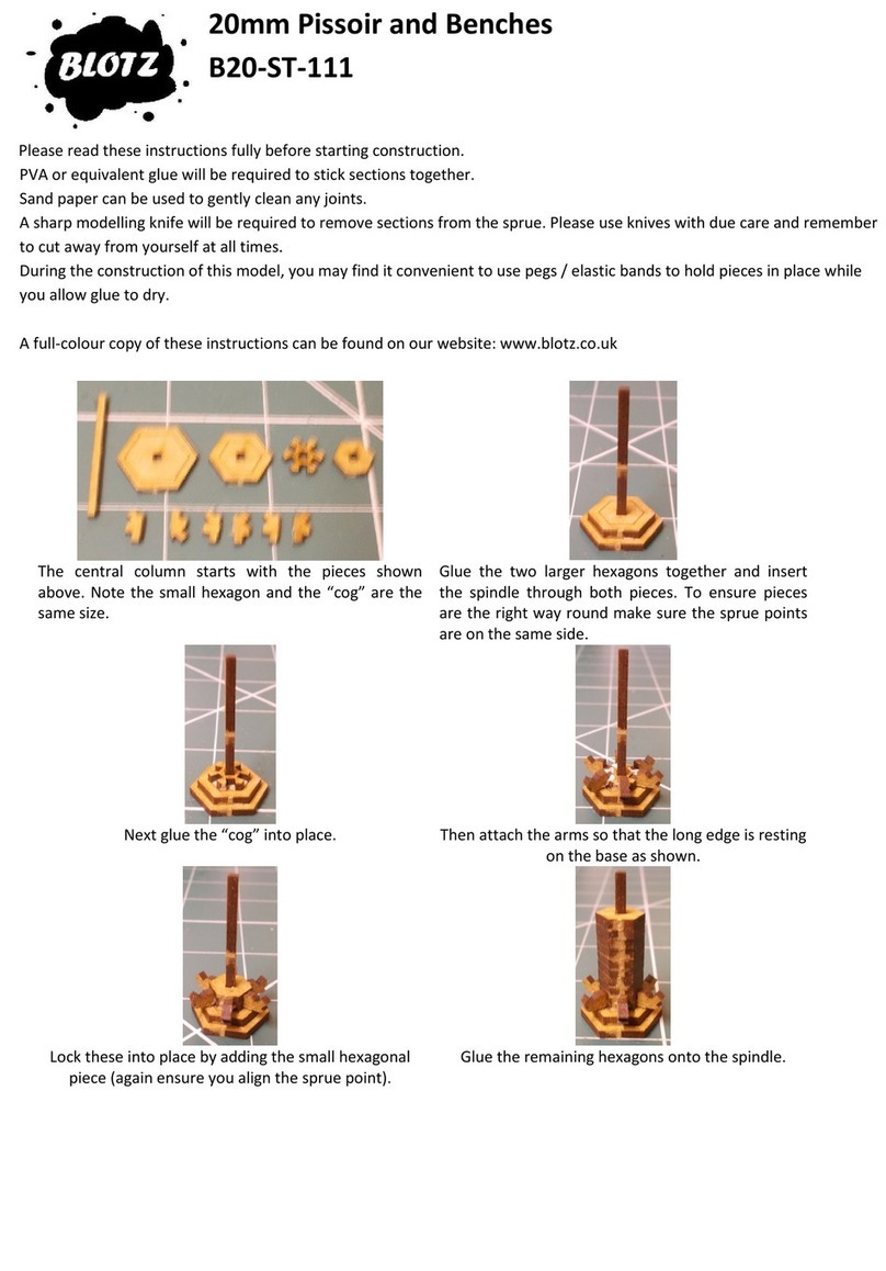 BLOTZ B20-ST-111 Construction Instructions