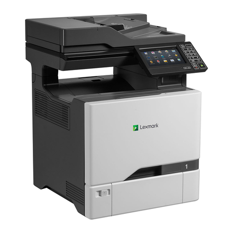Lexmark CX725 Series User manual