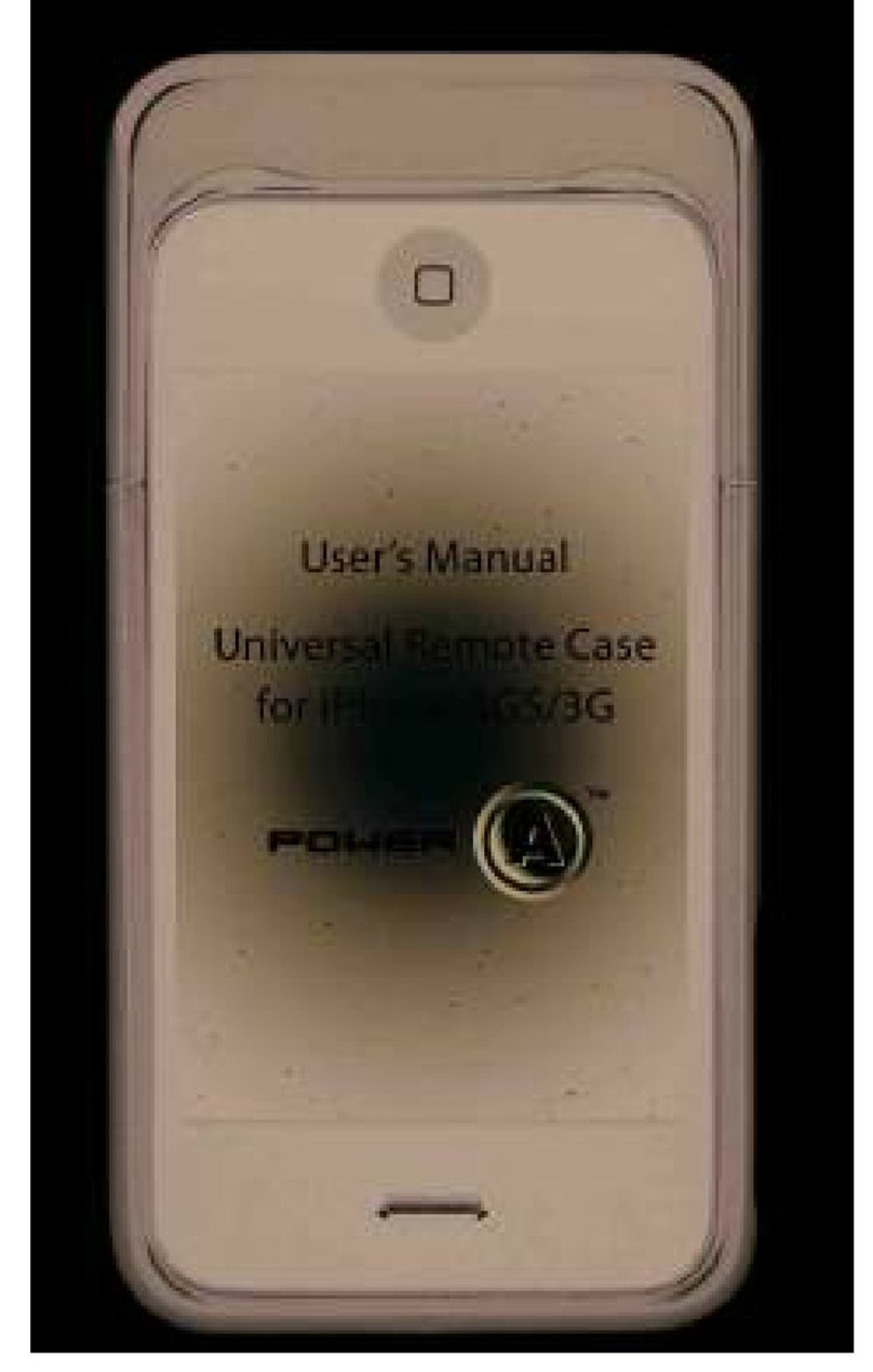Power A Universal Remote Case User manual