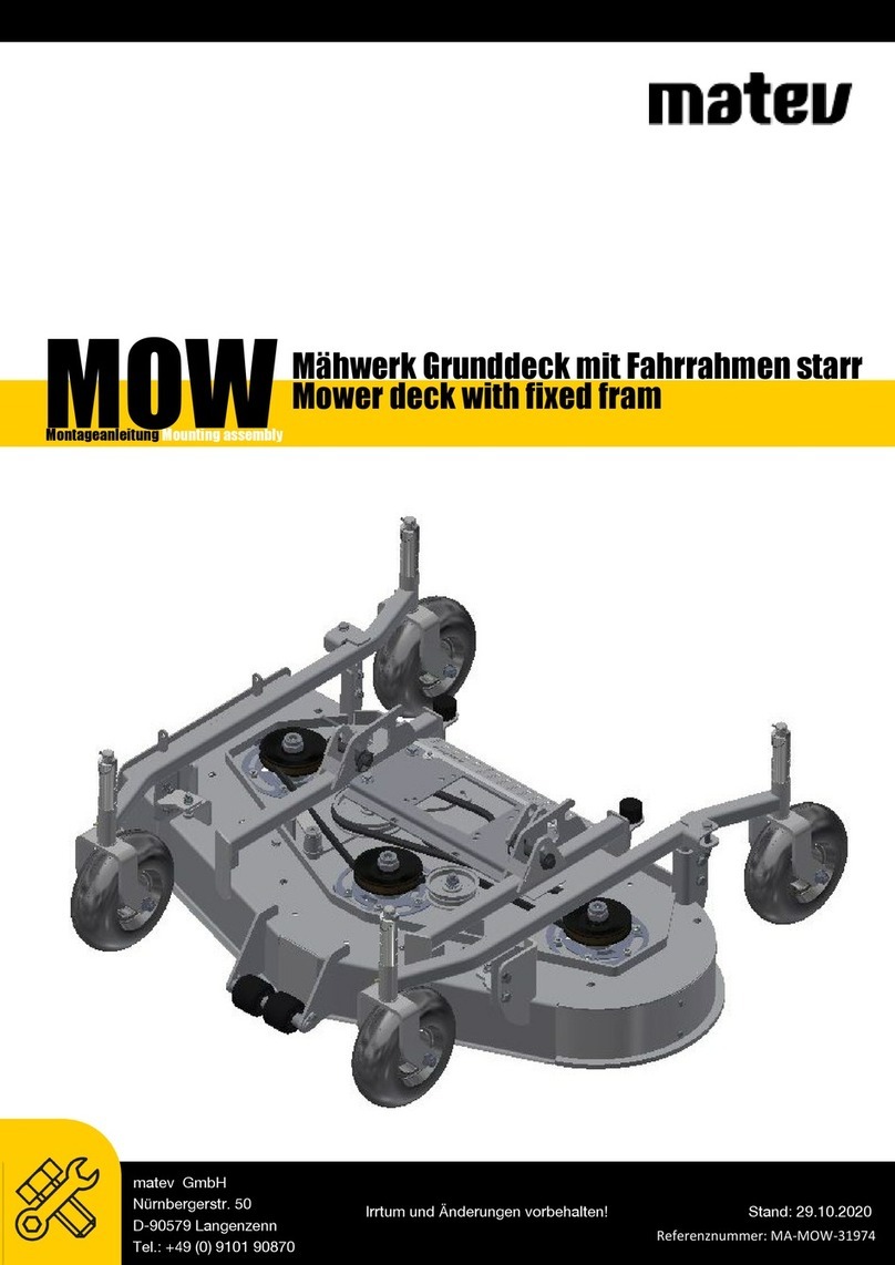 matev MOW 140 Mounting assembly