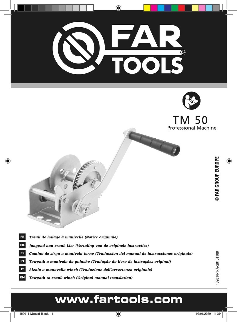 Far Tools TM 50 Original manual translation