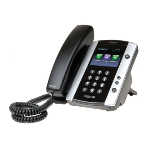Polycom VVX 50x Instruction manual