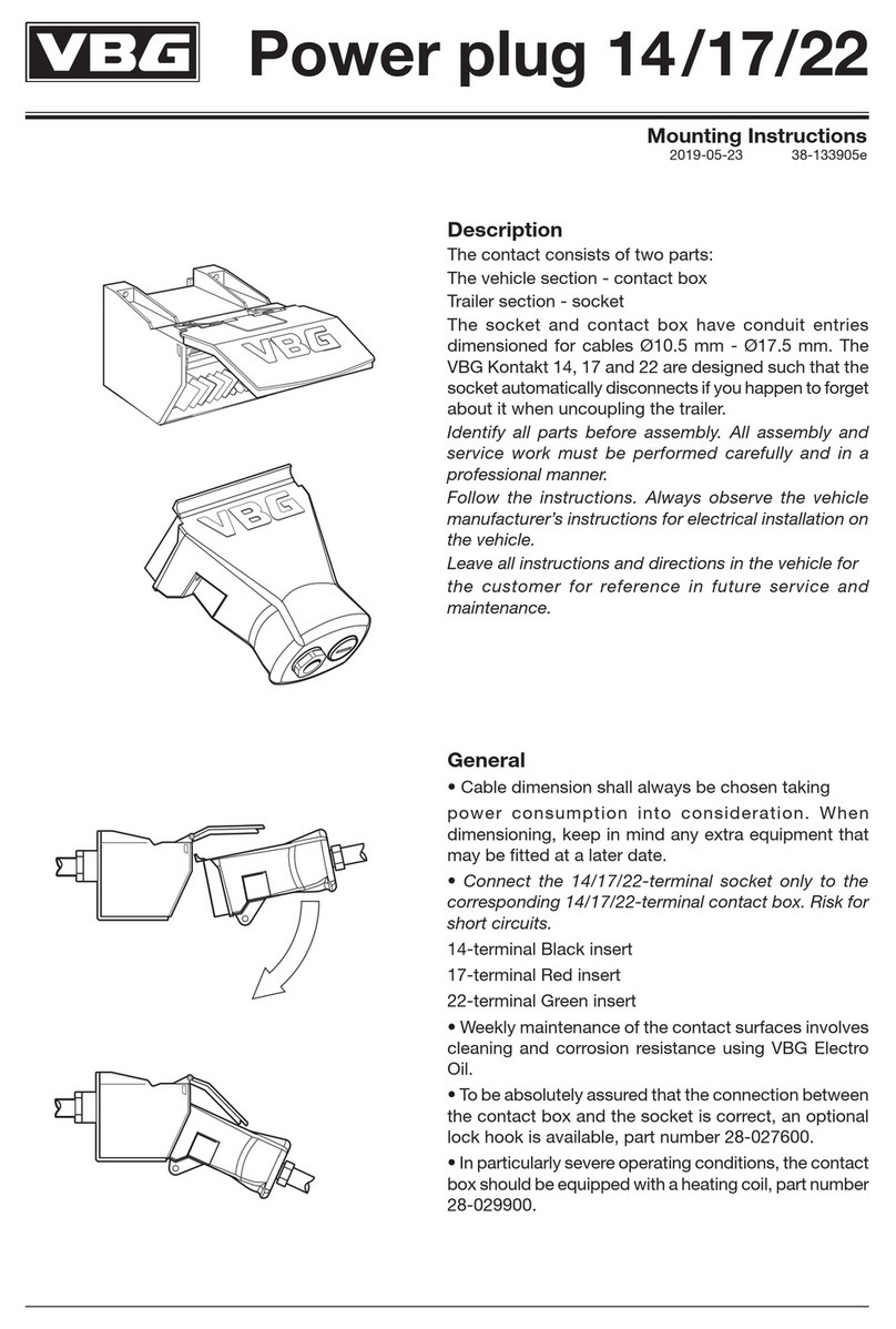 VBG 14 Mounting instructions