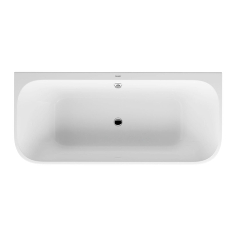 DURAVIT Happy D.2 700318 installation instructions DURAVIT Happy D.2 700318 installation instructions