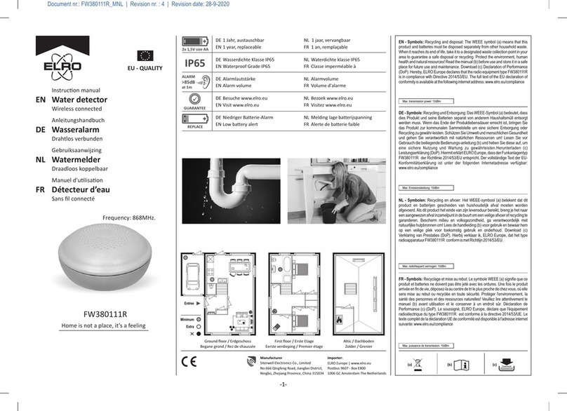 ELRO FW380111R User manual