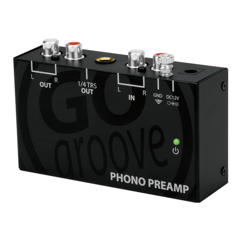 Go groove Phono Preamp user guide
