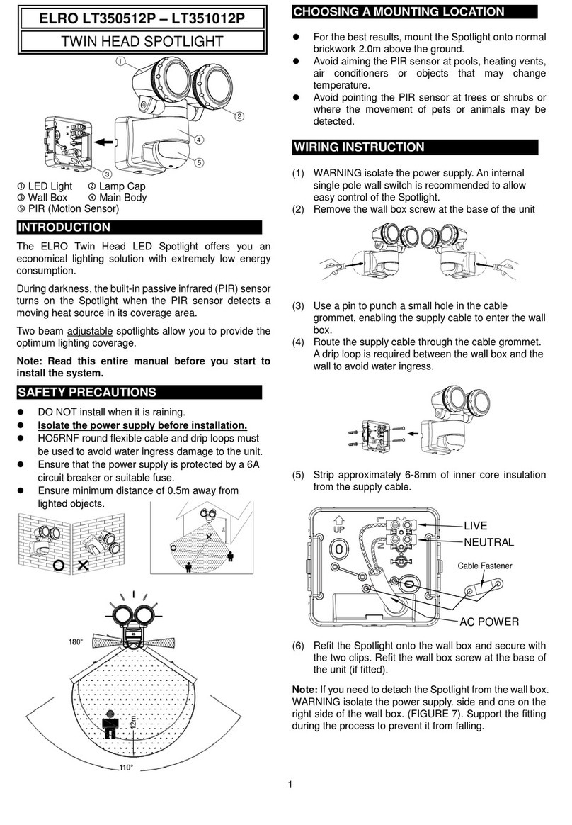 ELRO LT350512P manual