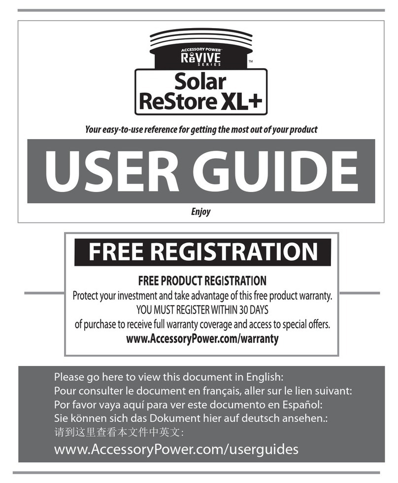 ReVIVE Solar ReStore XL+ user guide