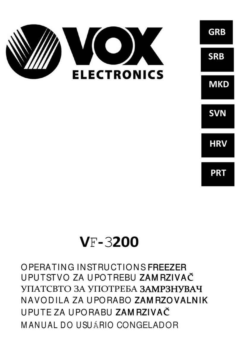 VOX electronics VF-3200 operating instructions