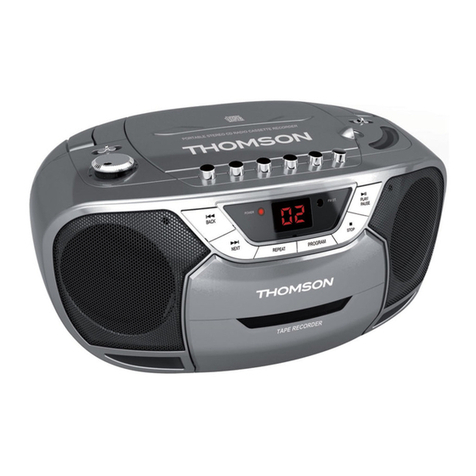 THOMSON RK110CD User manual THOMSON RK110CD User manual