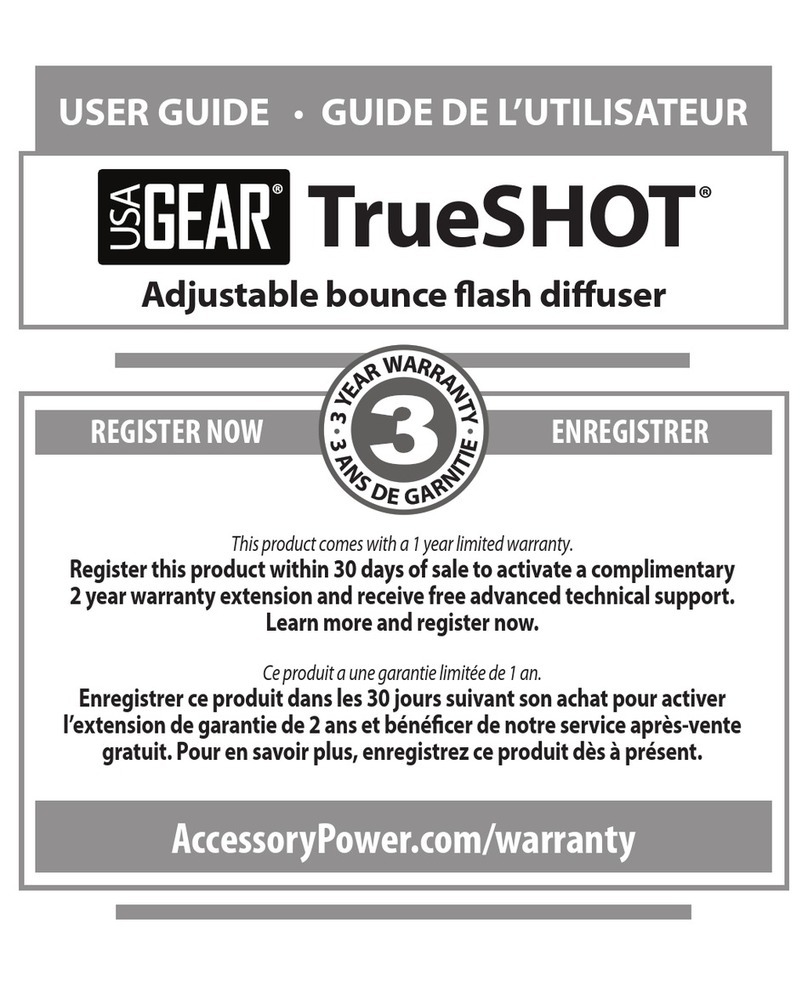 Accessory Power USA GEAR TrueSHOT GRTSDBA100BKEW User manual
