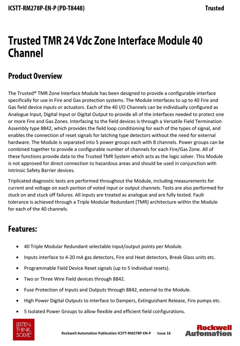 Rockwell Automation Trusted TMR User manual