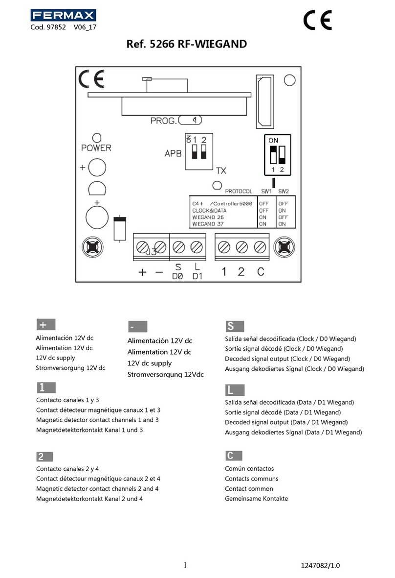 Fermax 5266 user manual
