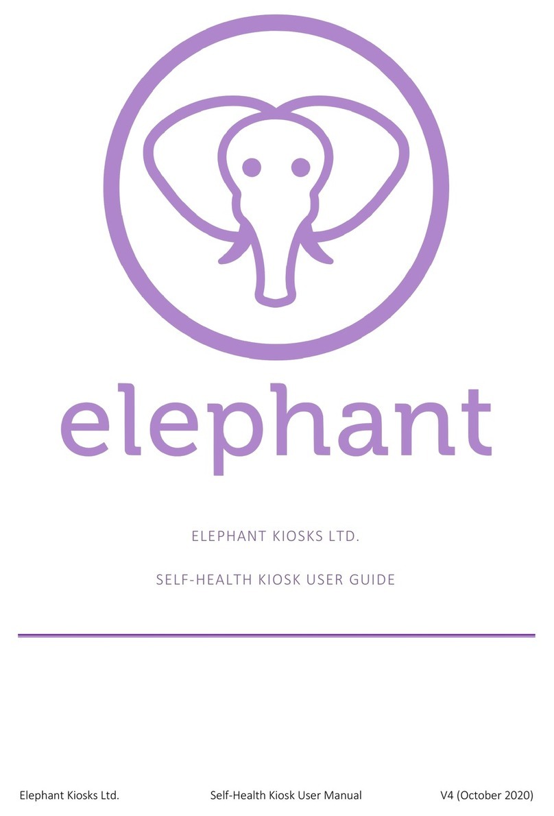 Elephant SELF-HEALTH KIOSK user guide