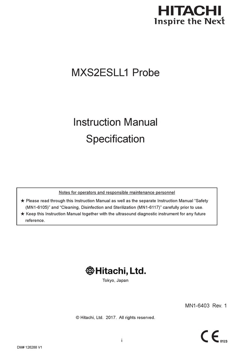 Hitachi MXS2ESLL1 Probe instruction manual Hitachi MXS2ESLL1 Probe instruction manual