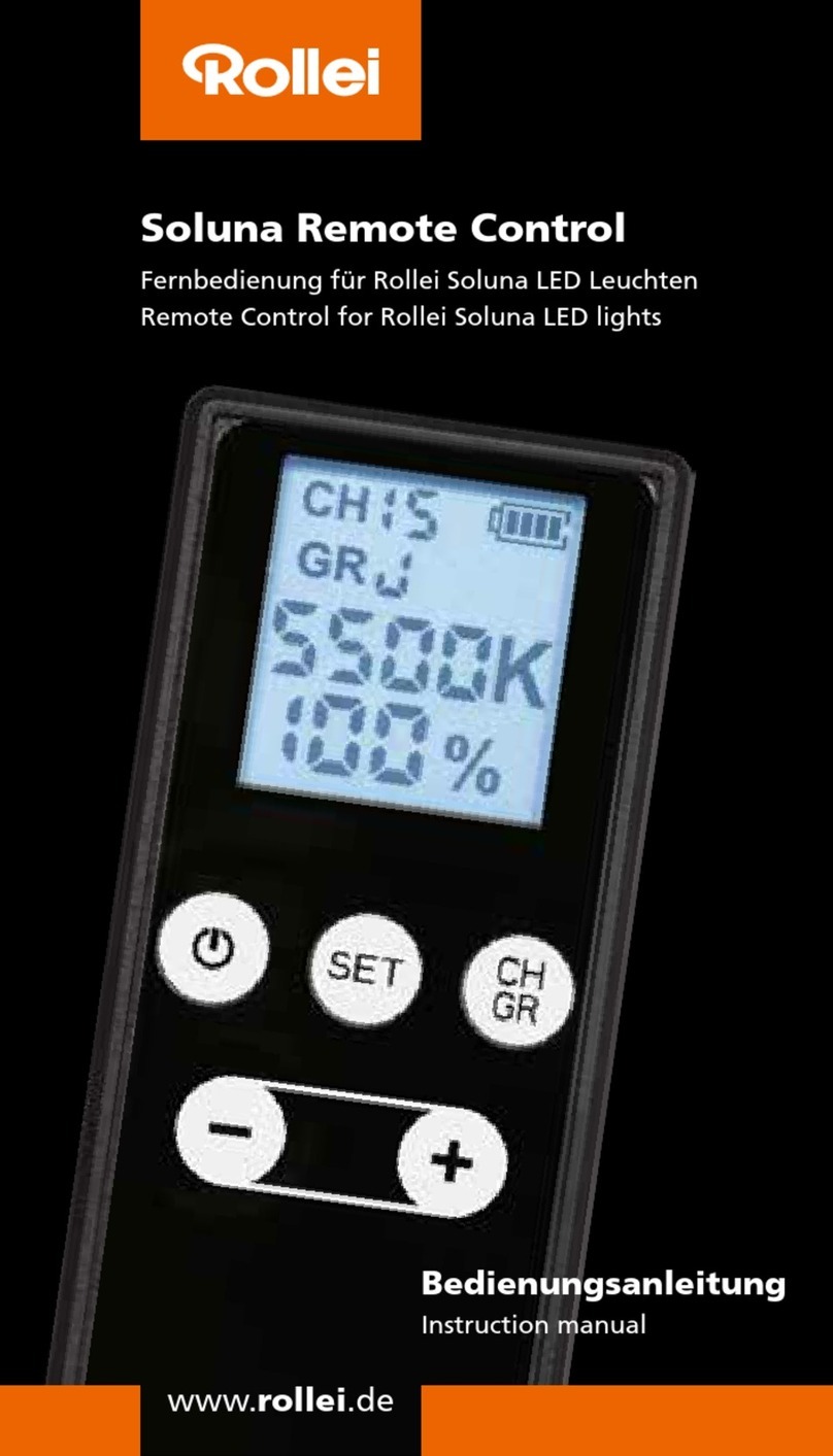 Rollei Soluna Remote Control instruction manual Rollei Soluna Remote Control instruction manual