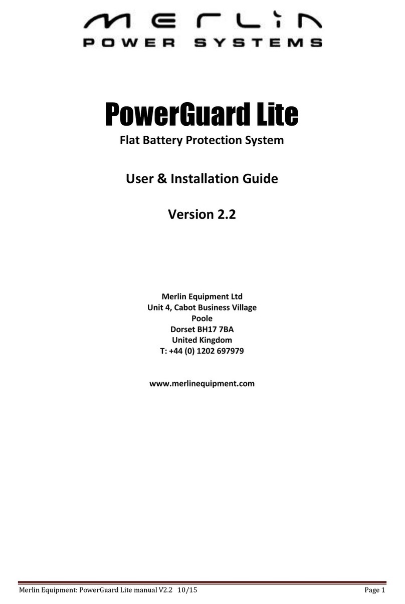 Merlin PowerGuard Lite User's installation guide