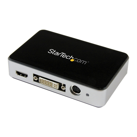 StarTech.com USB3HDCAP User manual StarTech.com USB3HDCAP User manual