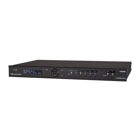 Crestron HD-MD6X2-4K-E Supplemental guide