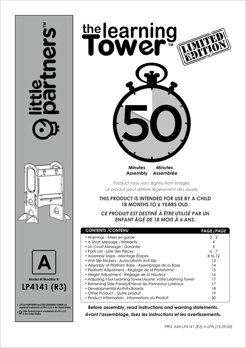 Little Partners Learning Tower LP4141 (R3) User manual Little Partners Learning Tower LP4141 (R3) User manual