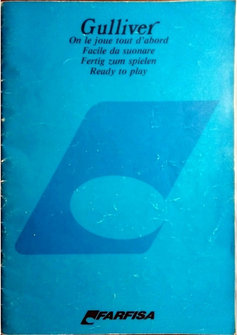 Farfisa GULLIVER manual