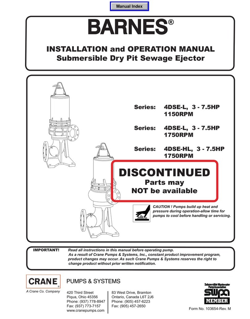 Barnes BARNES 4DSE-L Series User manual