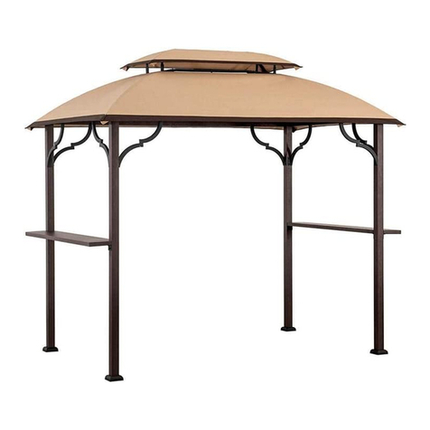 Berkley Jensen GREENVAIL GRILL GAZEBO Assembly instructions Berkley Jensen GREENVAIL GRILL GAZEBO Assembly instructions