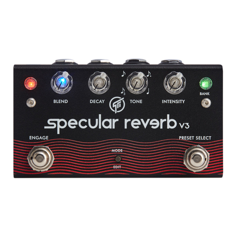 GFI System SPECULAR REVERB V3 User manual